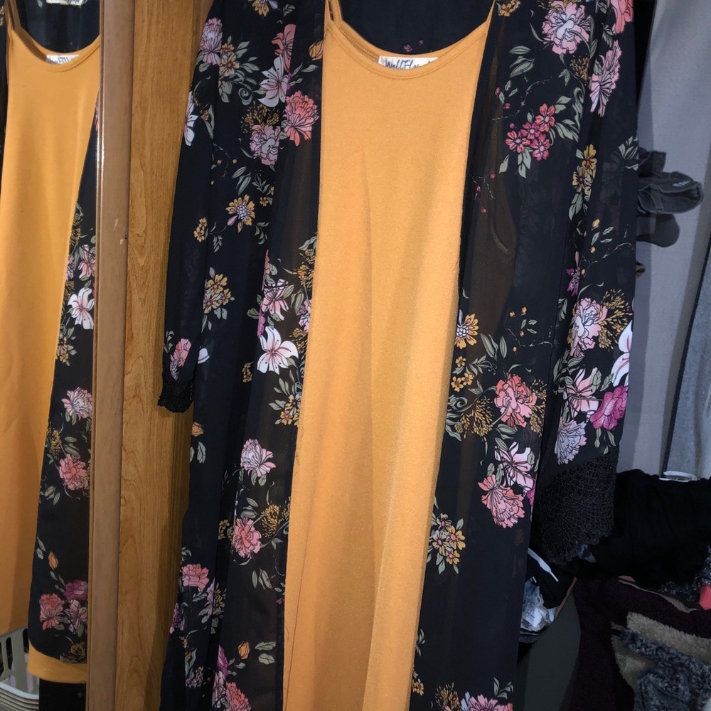 Dress and Cardigan